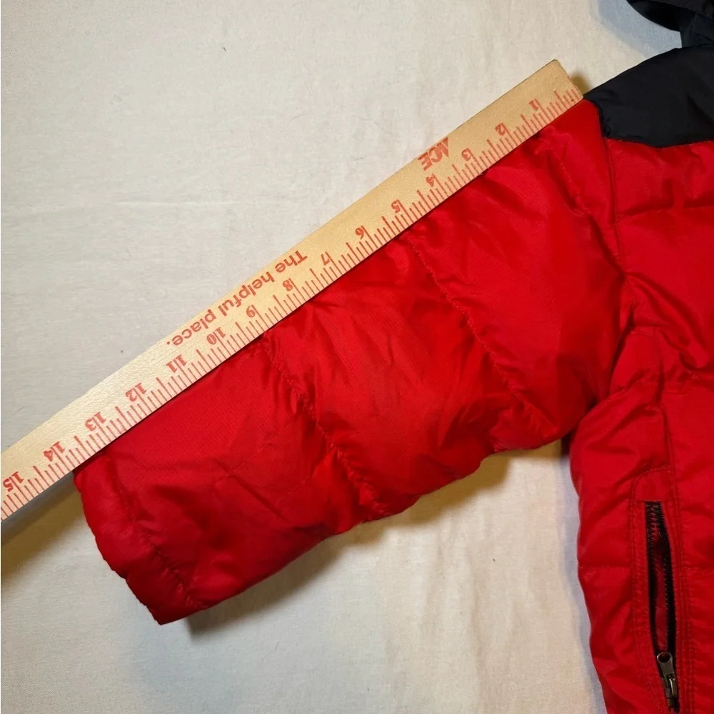 Kid’s Polo by Ralph Lauren Red and Black Puffer Jacket - no size tag, see photos